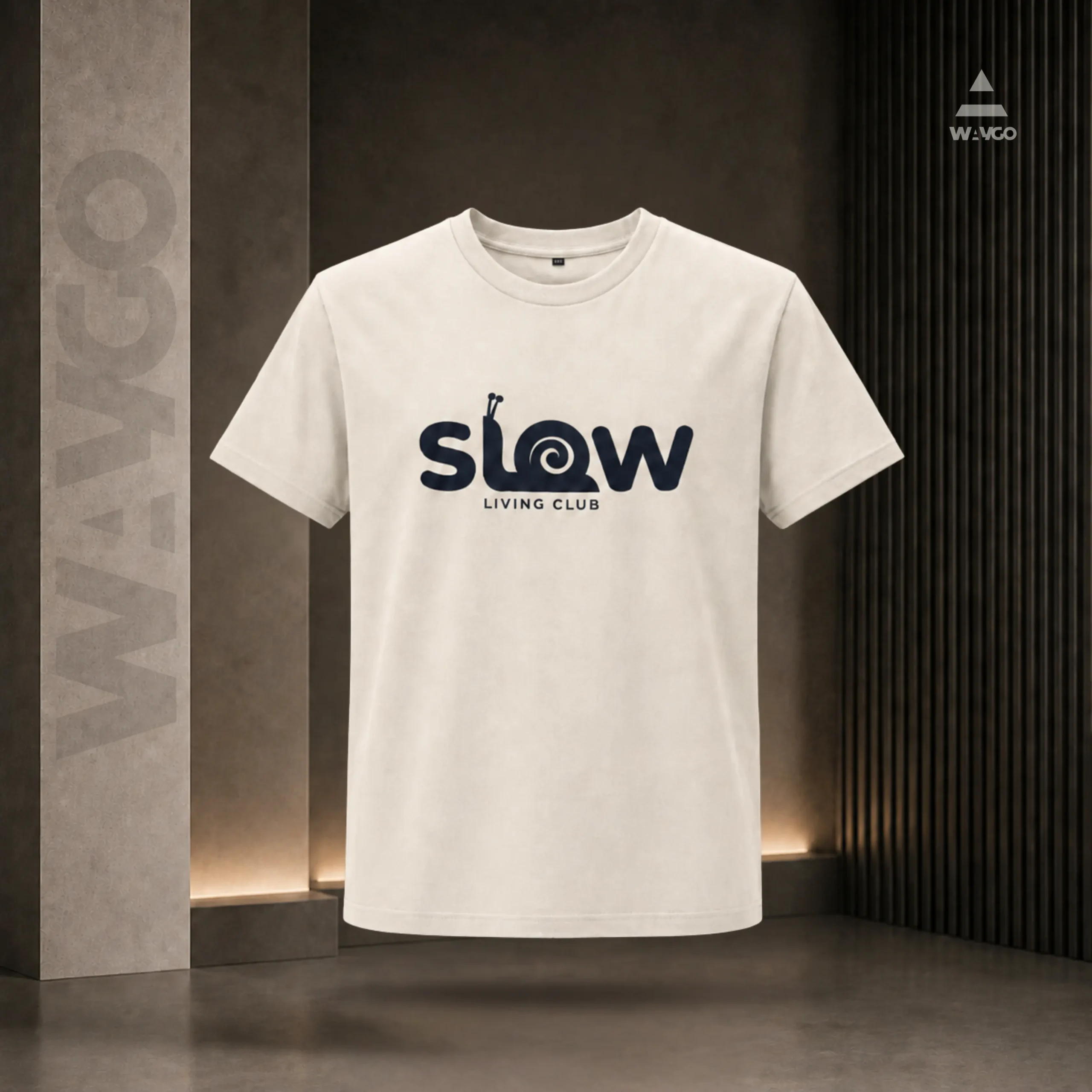 Man wearing a premium cotton drop-shoulder T-shirt Man-wearing-a-premium-cotton-drop-shoulder-T-shir